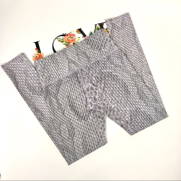 Noli Yoga Leggings Python Print Compression Soft S - Picture 3 of 8